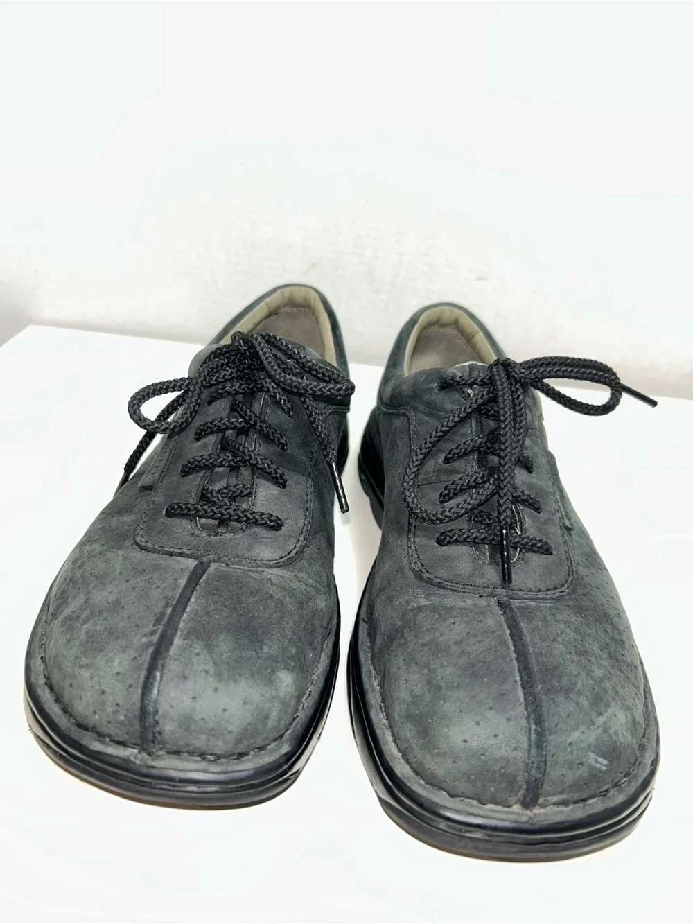 Merrell World Summit Black Perforated Leather Lace-Up Oxford Shoe
